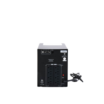 UPS de 1500 VA/1500 W, Topología Línea Interactiva, Entrada 120 Vca NEMA 5-15P, Onda Senoidal Pura, Mini Torre, Con 8 Toma...