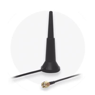 Antena WiFi Doble Banda SMA, 3 dBi, Magnetica, cable 1.5M - TELTONIKA