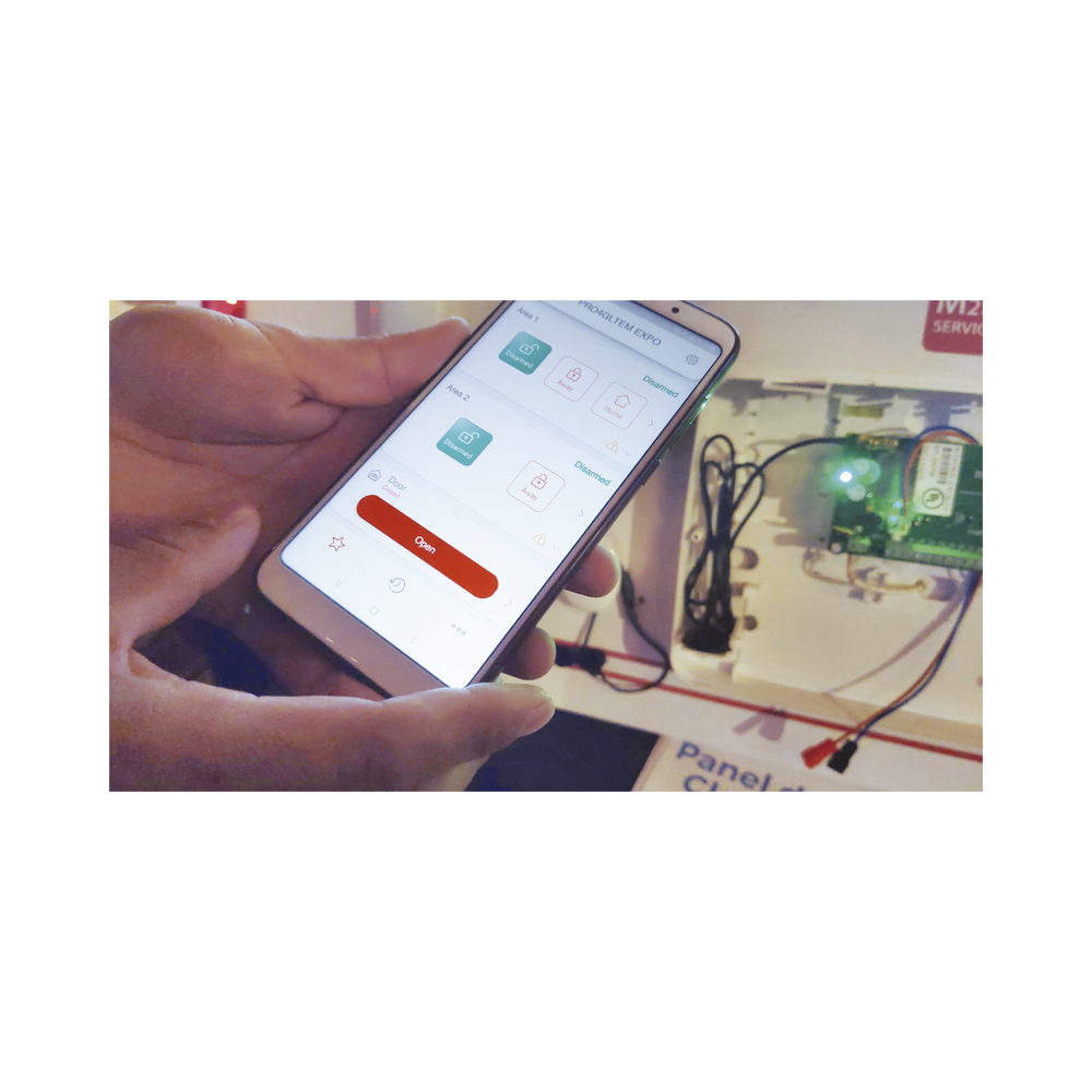Panel de Alarma Cloud Híbrido / 8 Zonas Cableadas / 32 Zonas Inalámbricas / 4G LTE Integrado / Sirena 100 dB / Certificación UL | SIERRA STORE