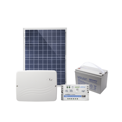 KIT Alarma Cloud Híbrido Alimentado por Celda Solar / Programación 100% vía WEB - M2M SERVICES
