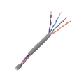 Cable Cat5e de Alto Rendimiento, con Certificaciones ETL, UL, Color Gris, de 100 Metros (328 Pies) para Aplicaciones en CC...