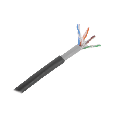 Bobina de Cable de 305 Metros (1000 Pies), Cat5E, con Gel, para Intemperie, Doble Forro Extrema Humedad, Bajo Tierra, UL, ...