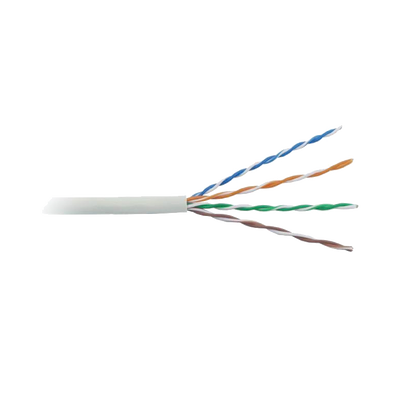 Cable Cat5e de Alto Rendimiento Certificaciones ETL, UL, de 152.5 Metros (500 Pies) de Color Blanco, para Aplicaciones en ...