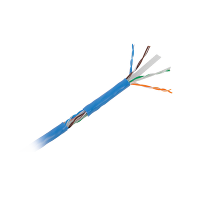 Bobina de Cable U/UTP Cat6A de 305 Metros (1000 Pies), Color Azul, CM, Soporta 10G-BaseT para Transmisión de Frecuencias d...