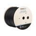 Bobina de Cable FTP con Mensajero de Acero de 305 Metros (1000 Pies) Cat6+ Calibre 23, Color Negro, para Aplicaciones en V...