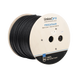 Bobina de Cable FTP con Mensajero de Acero de 305 Metros (1000 Pies) Cat6+ Calibre 23, Color Negro, para Aplicaciones en V...