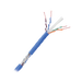 Bobina de Cable de 152.5 Metros (500 Pies) Cat6+ Calibre 23 Alto Desempeño, Super Flexible, UL, Color Azul, para Aplicacio...