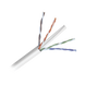 Bobina de Cable de 305 Metros (1000 Pies) de Cable Cat6 de Alto Desempeño, Super Flexible, UL, Cobre, Color Blanco, para A...