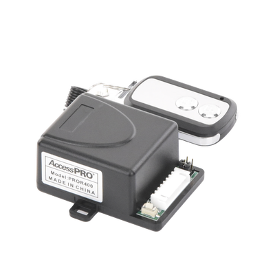 Receptor con 2 Relevadores y Control Remoto hasta 50 metros. ACCESSPRO - Vista 3