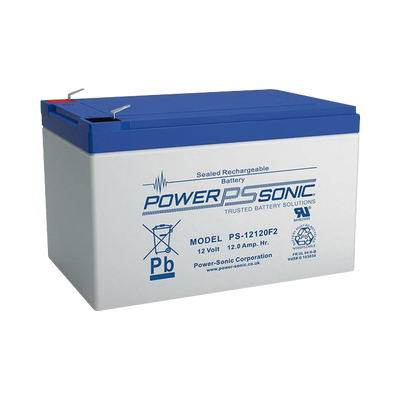 Batería 12V Recargable, 12AH, Para Respaldo, Tecnologías AGM/VRLA, 5 Años Vida Útil, Terminales tipo F2, Reconocida UL , S...