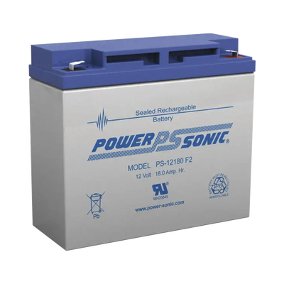 Batería 12V, 18AH, Para Respaldo, Tecnologías AGM/VRLA, Diseño De Vida Útil 5 Años, Terminales Tipo F2, Listada UL, Libre ...