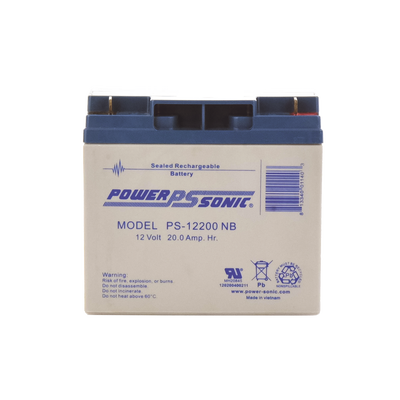Batería 12V, 20AH, Para Respaldo, Tecnologías AGM/VRLA, 5 Años Vida Útil, Terminales NB2, Reconocida UL POWER SONIC - Vista 2