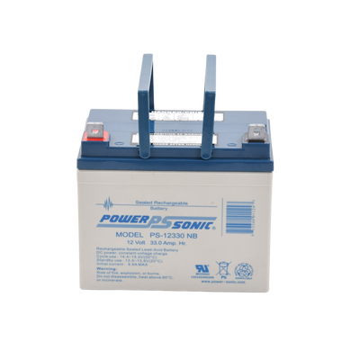Batería 12V, 33AH, Para Respaldo, Tecnologías AGM/VRLA, 5 Años Vida Útil, Terminales tipo NB, Reconocida UL POWER SONIC - ...