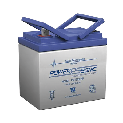Batería 12V, 35AH, Para Respaldo, Tecnologías AGM/VRLA, 5 Años Vida Útil, Terminales NB, Reconocida UL - POWER SONIC