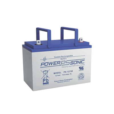 Batería 12V, 78.6AH, Para Respaldo, Tecnologías AGM/VRLA, 10-12 Años Vida Útil, Terminales U, Reconocida UL - POWER SONIC