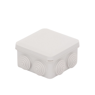Caja Estanca, Derivación, Conexión de Plástico (89 X 89 X 50 mm) con 7 Glándulas de Goma. Para Instalaciones Comerciales, ...