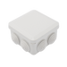 Caja Estanca, Derivación, Conexión de Plástico (89 X 89 X 50 mm) con 7 Glándulas de Goma. Para Instalaciones Comerciales, ...