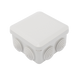 Caja Estanca, Derivación, Conexión de Plástico (89 X 89 X 50 mm) con 7 Glándulas de Goma. Para Instalaciones Comerciales, ...