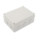 Caja Derivación-Conexión de Plástico (140 X 190 X 76 mm) con 10 Glándulas de Goma. Para Instalaciones Comerciales, Residen...