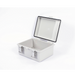 Gabinete de Plástico ABS, Uso en Intemperie IP66 (170 x 220 x 110 mm) Cierre por broche Inoxidable y Permite Cerrado con C...