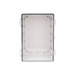 Gabinete Plástico ABS, Puerta Transparente, Uso en Intemperie IP66 (190 x 290 x 140 mm) cierre por Broche Inoxidable y Per...