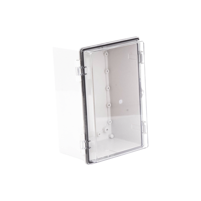 Gabinete Plástico ABS, Puerta Transparente, Uso en Intemperie IP66 (190 x 290 x 140 mm) cierre por Broche Inoxidable y Per...