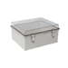 Gabinete Plástico ABS, Puerta Transparente, Uso en Intemperie IP66 (190 x 290 x 140 mm) cierre por Broche Inoxidable y Permit