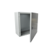 Gabinete de Acero IP66 Uso en Intemperie (250 x 300 x 150 mm) con Placa Trasera Interior Metálica y Compuerta Inferior Ato...