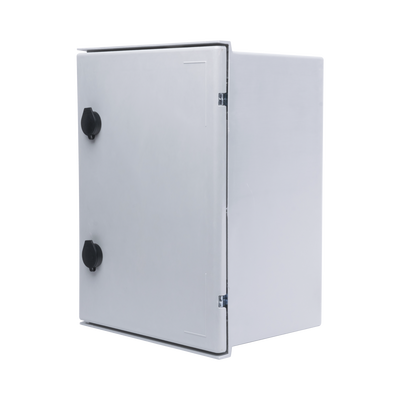 Gabinete de Poliéster IP65 Uso en Intemperie (300 x 400 x 200 mm) con Placa Trasera Interior de Plástico (Incluye Chapa y ...