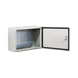 Gabinete de Acero IP66 Uso en Intemperie (400 x 300 x 300 mm) con Placa Trasera Interior Metálica y Compuerta Inferior Ato...