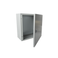 Gabinete de Acero IP66 Uso en Intemperie (400 x 400 x 200 mm) con Placa Trasera Interior de Metal y Compuerta Inferior Ato...