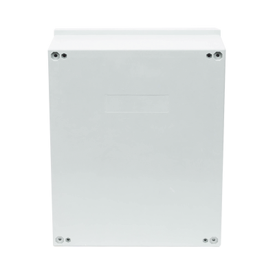 Gabinete de Poliéster IP65 Uso en Intemperie (400 x 500 x 200 mm) con Placa Trasera Interior de Plástico (Incluye Chapa y Lla