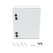 Gabinete de Poliéster IP65 Uso en Intemperie (400 x 500 x 200 mm) con Placa Trasera Interior de Plástico (Incluye Chapa y Lla