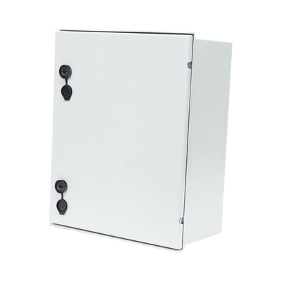 Gabinete de Poliéster IP65 Uso en Intemperie (400 x 500 x 200 mm) con Placa Trasera Interior de Plástico (Incluye Chapa y ...