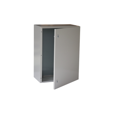 Gabinete de Acero IP66 Uso en Intemperie (400 x 600 x 250 mm) con Placa Trasera Interior Metálica y Compuerta Inferior Atorni