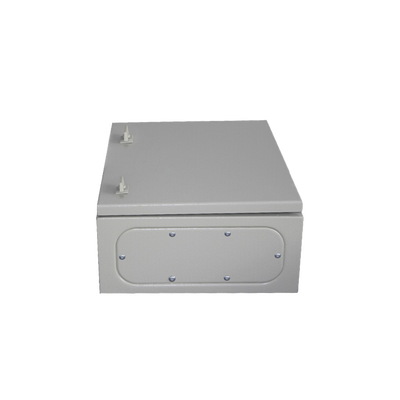 Gabinete de Acero IP66 Uso en Intemperie (500 x 700 x 250 mm) con Placa Trasera Interior Metálica y Compuerta Inferior Ato...