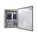 Gabinete de Acero IP66 Uso en Intemperie (500 x 700 x 250 mm) con Placa Trasera Interior Metálica y Compuerta Inferior Ato...