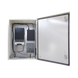 Gabinete de Acero IP66 Uso en Intemperie (500 x 700 x 250 mm) con Placa Trasera Interior Metálica y Compuerta Inferior Ato...