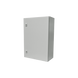 Gabinete de Acero IP66 Uso en Intemperie (500 x 700 x 250 mm) con Placa Trasera Interior Metálica y Compuerta Inferior Ato...