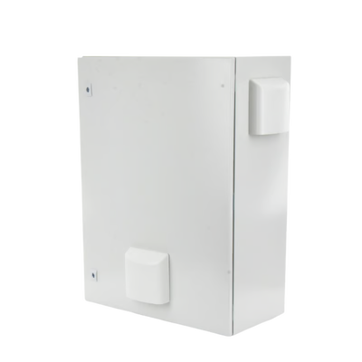 Gabinete Ventilado de Acero IP55 Uso en Exterior (500 x 700 x 250 mm) con Placa Trasera Interior Metálica y Compuerta Infe...