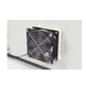 Gabinete Ventilado de Acero IP55 Uso en Exterior (500 x 700 x 250 mm) con Placa Trasera Interior Metálica y Compuerta Infe...