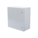 Gabinete de Acero IP66 Uso en Intemperie (600 x 600 x 300 mm) con Placa Trasera Interior Metálica y Compuerta Inferior Ato...