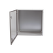Gabinete de Acero IP66 Uso en Intemperie (600 x 600 x 300 mm) con Placa Trasera Interior Metálica y Compuerta Inferior Ato...