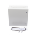 Gabinete de Acero IP66 Uso en Intemperie (600 x 600 x 300 mm) con Placa Trasera Interior Metálica y Compuerta Inferior Ato...