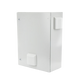 Gabinete Ventilado de Acero IP55 Uso en Exterior (600 x 800 x 300 mm) con Placa Trasera Interior Metálica y Compuerta Infe...