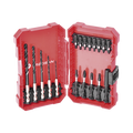 Juego de 18 Puntas y Brocas para Taladro, con Entrada Hexagonal de 1/4", Incluye Estuche. | SIERRA STORE