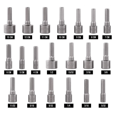 Juego de 208 Puntas para Taladro Entrada Hexagonal 1/4". Incluye Estuche. PRECISION - Vista 5