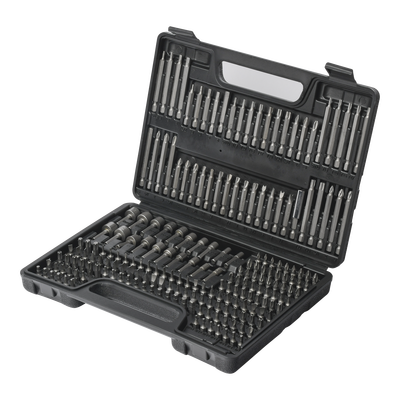 Juego de 208 Puntas para Taladro Entrada Hexagonal 1/4". Incluye Estuche. - PRECISION