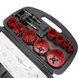 Juego de 13 Brocas Sierra Bimetálica con Adaptadores y Estuche. (3/4", 7/8", 1-1/8", 1-3/8",  1-1/2", 1-3/4", 2", 2-1/4", ...