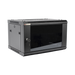 Gabinete PRECISION, Con Puerta de Cristal Templado, de 19in, 6UR, 450mm de Profundidad, Color Negro - PRECISION